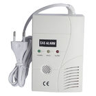 220V AC LED Home Gas Leak Detector Alarm Với Auto Shut Off Solenoid Valve