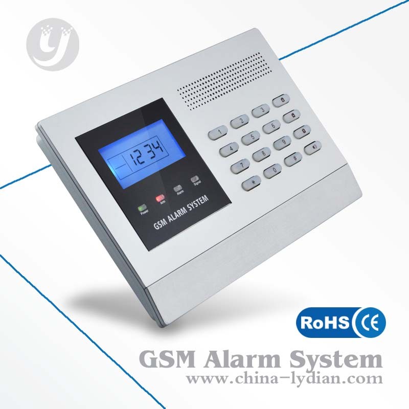 Màn hình LCD GSM an ninh hệ thống báo động không dây Trang chủ Sms báo động chống trộm