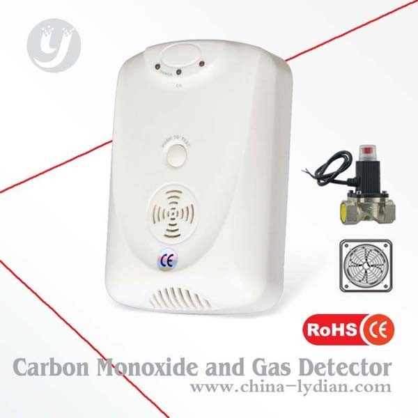 CE AC Powered Auto Carbon Monoxide Và Gas Detector Đối Natural Gas Detector