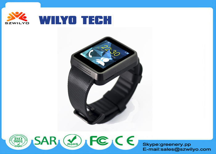 Điện thoại di động Gsm WF1 1,54 Inch đồng hồ cảm ứng màn hình xem Silicon Wristband Wap 1.3MP