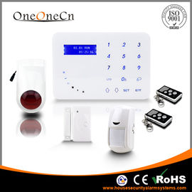 Thông minh Hệ thống báo động cảm ứng Bàn phím GSM Wireless Security Với Tamper báo APP