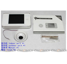 Đen Cửa Peephole Viewer làm việc LED và năng lượng thấp đèn báo