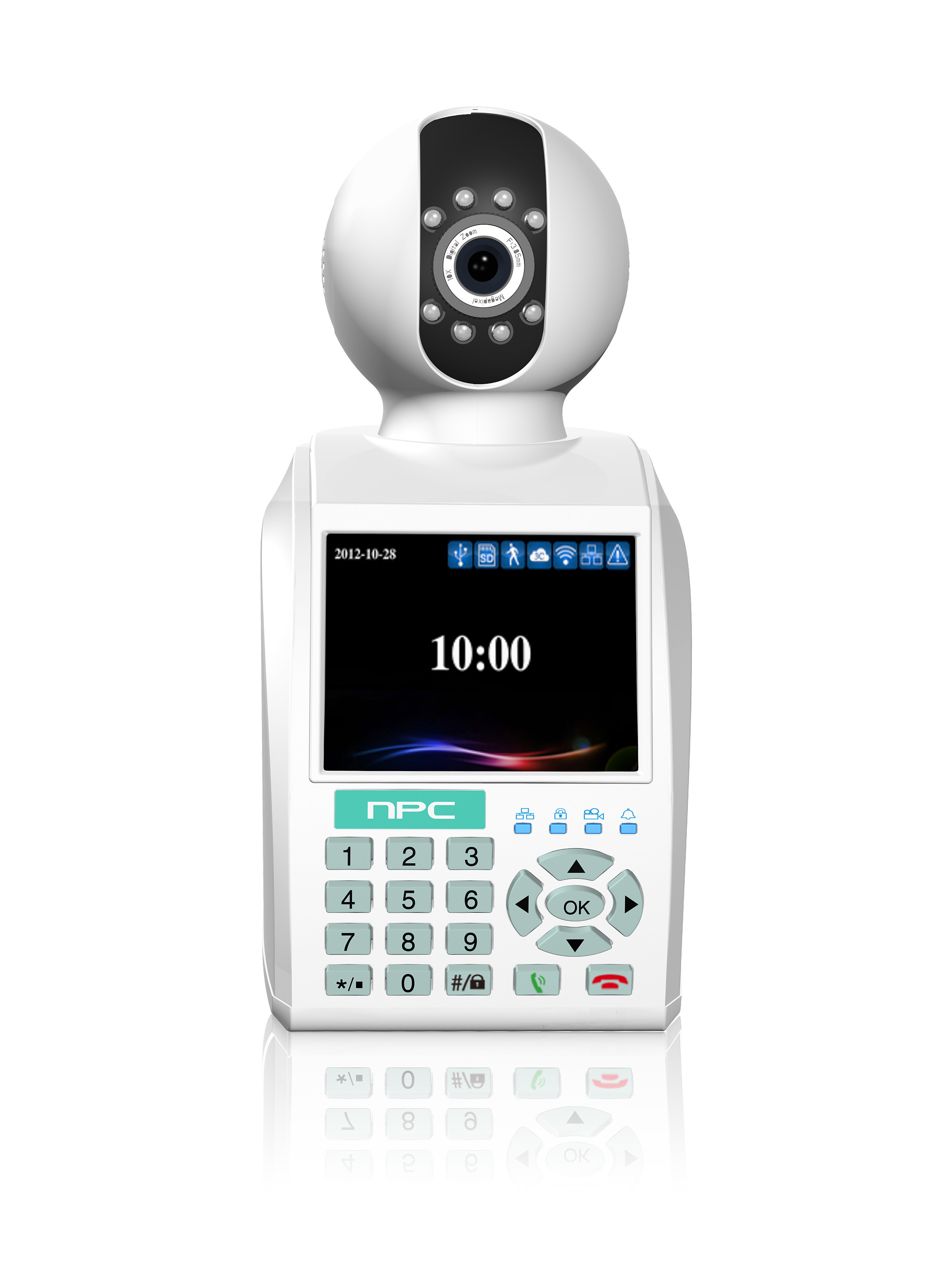 Icloud 3C thông minh IP Camera Với báo động, không dây WiFi, mạng
